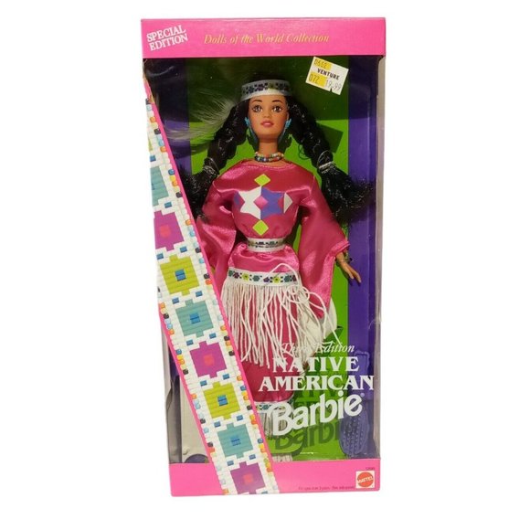 Native American Barbie Third Edition 12699 Vintage 1994 Mattel Doll-MINT NRFB - Picture 1 of 12